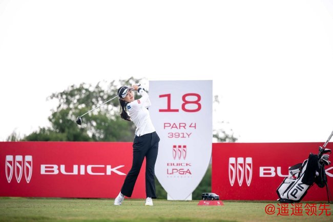 隋响在2023别克LPGA锦标赛赛场